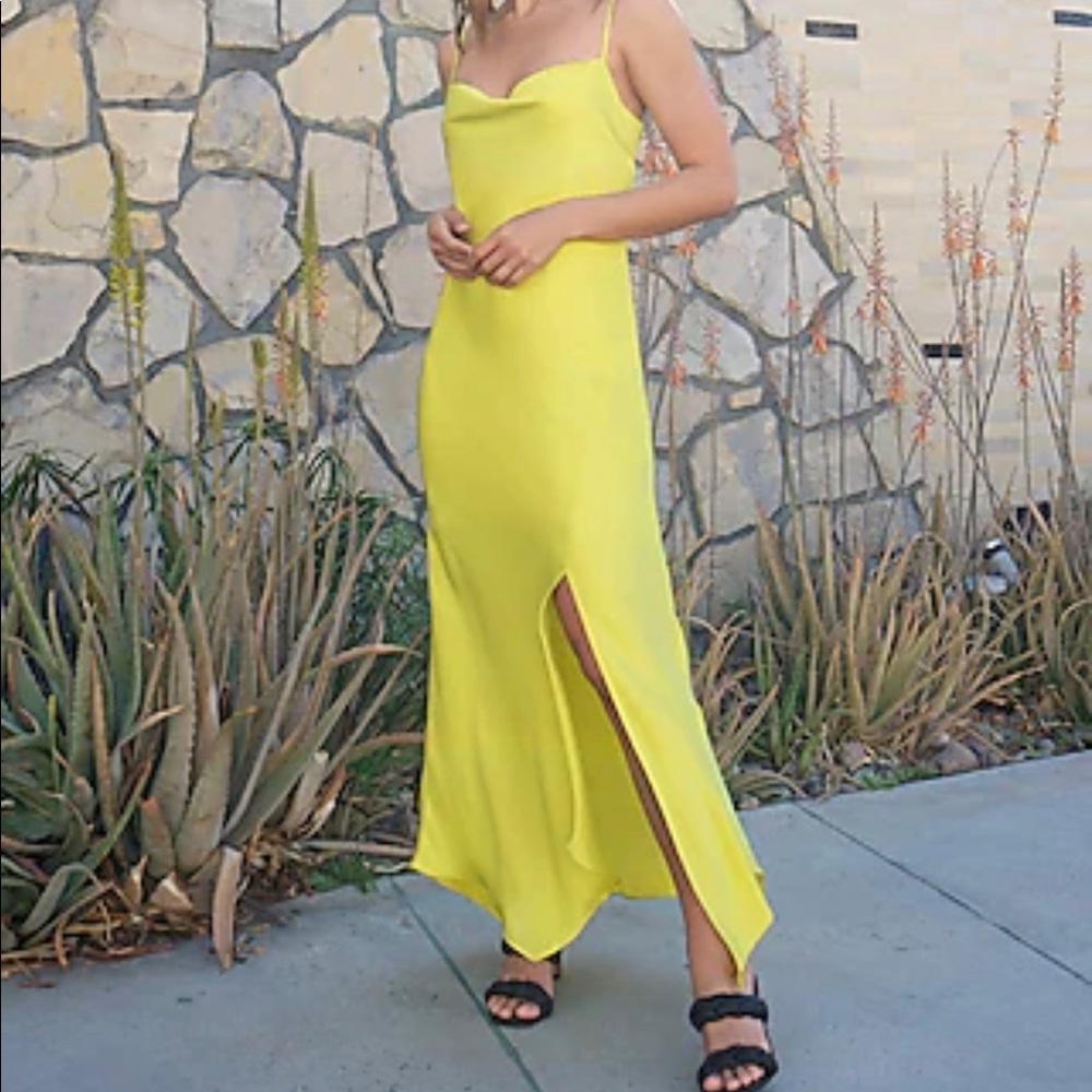 Express Satin slip dress